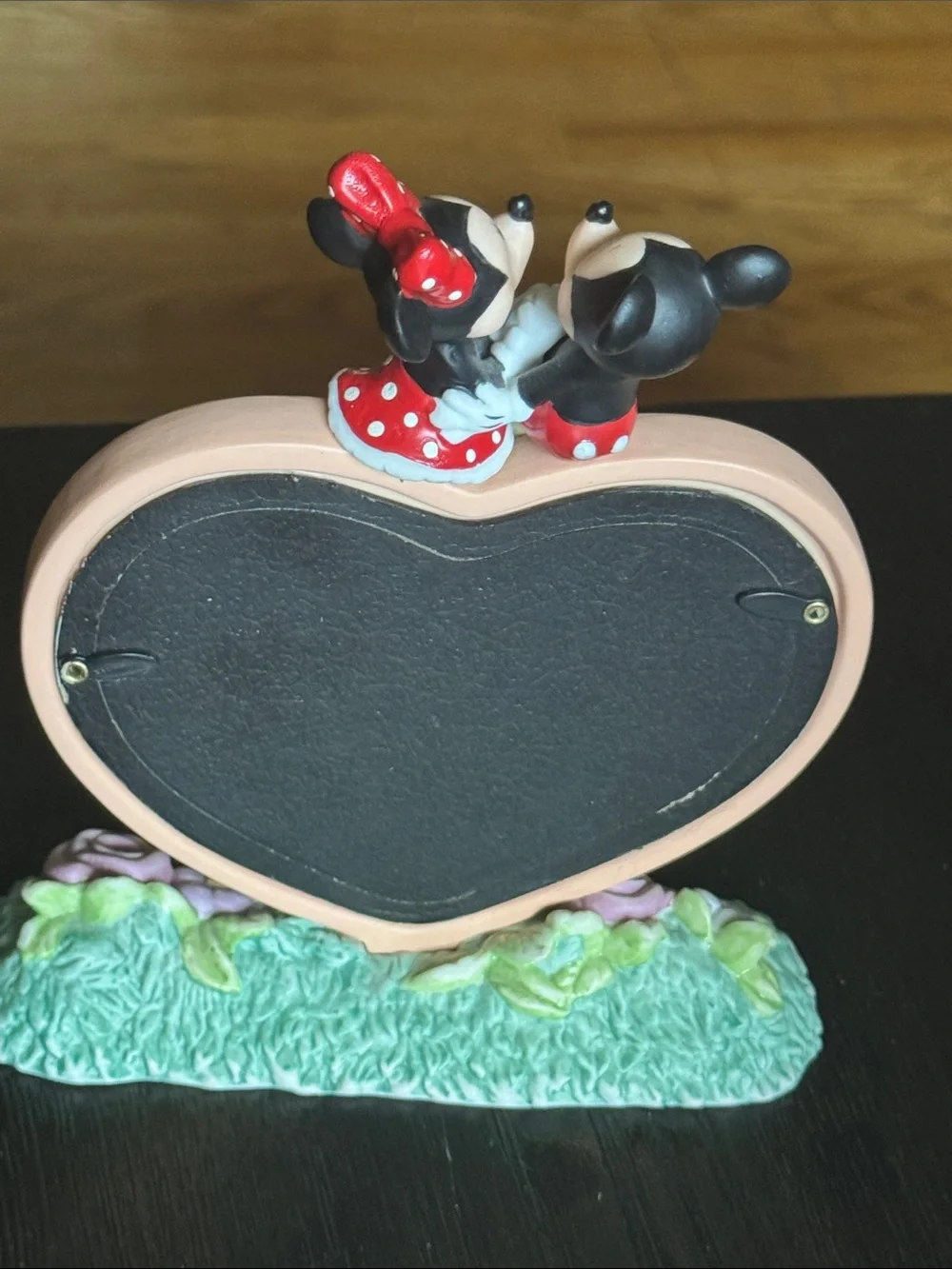 Disney Heart Photo Frame with Mickey & Minnie in Pastel Colors